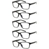 JOSCHOO Reading Glasses 5 Pack Blue Light Blocking Readers Spring