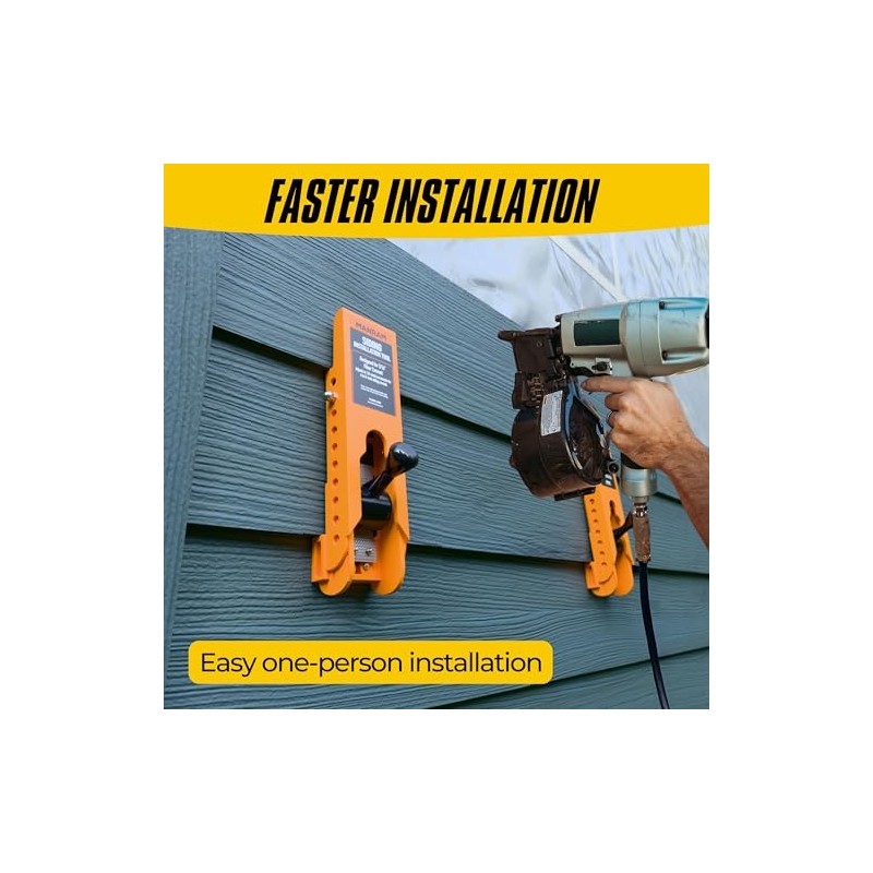 Siding Installation Tools with Storage Pouch, Mounting Kit for 5/16-Inch