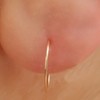 Small Gold Filled Huggie Hoop Earrings for Women Cartilage Nose