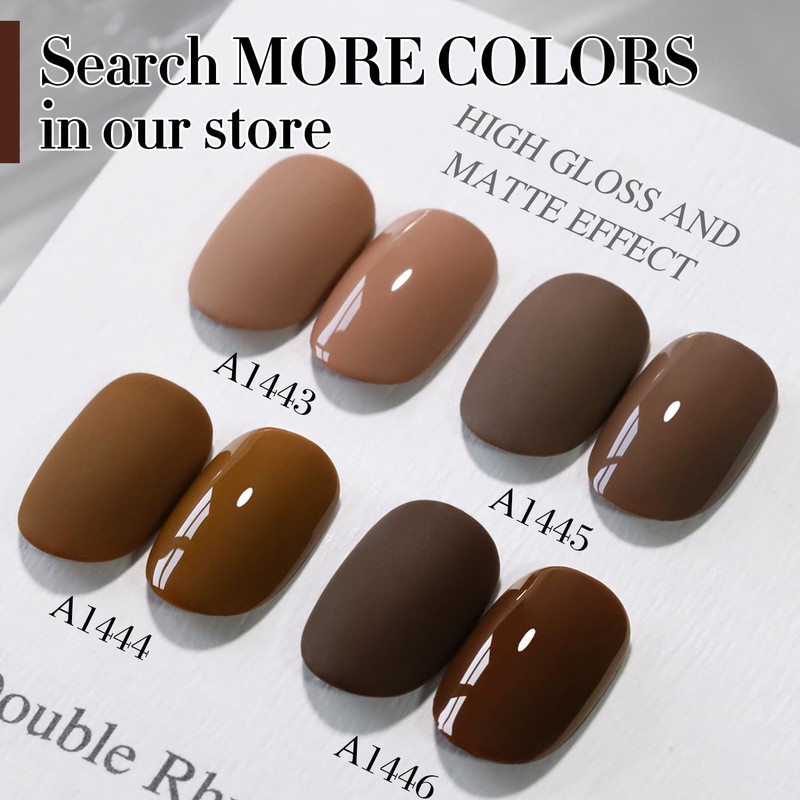 Double Rhythm 15ML Gel Nail Polish Pure Sheer Same Color