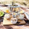 HEMOTON 2 Pieces Stainless Steel Fuel Holder with Cover
