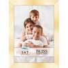 Icona Bay 5x7 Gold Picture Frame, Modern Style Wood Composite