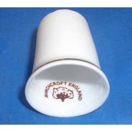 Porzellan-Fingerhüte, 3 Stück, Nähgeschichten