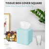 Livelab Tissue Box Cover and Holder - Square Plastic Decorative