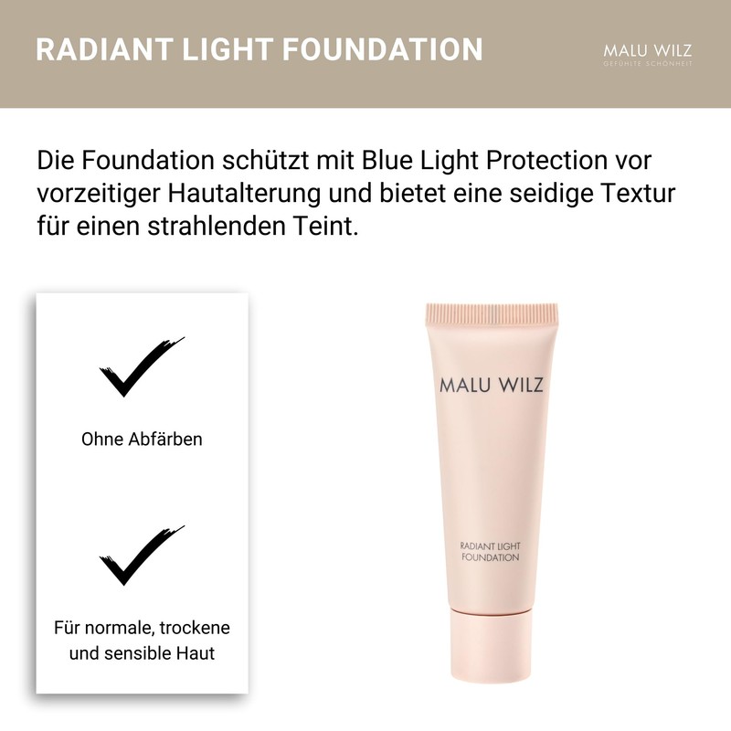 Malu Wilz Radiant Foundation Liquid No. 20 Soft Medium 25