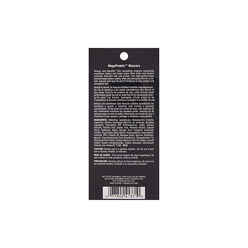 WET N WILD Mega Protein Mascara Very Black