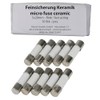 Pack of 10 SeKi Ceramic Fuses 2.5 A, 5 x