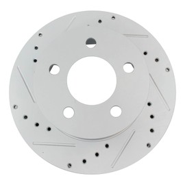 Front Performance Brake Rotors Set Vented Premium G-Coated Compatible with 1990-1998 Jeep Cherokee 1990-1992 Comanche 1993-1998 Grand Cherokee 1993 Grand Wagoneer 1990 Wagoneer 1990-1999 Wrangler