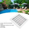 SP‑1031 Pool Main Drain 25.3x25.3cm Replacement Pool Square Main Drain