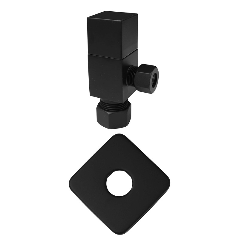 Westbrass A105QS-62 Square Handle 1/4-Turn Angle Stop 1/2" Copper x