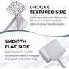 Meat Tenderizer Stainless Steel - Oversized Kitchen Mallet, Soft Grip