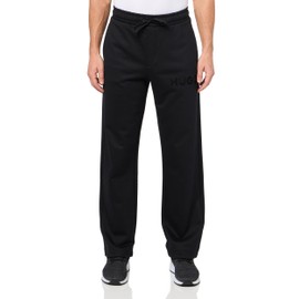 HUGO Tonal Logo Cotton Sweatpants, Black Jade, S