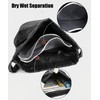 Sports Drawstring Backpack – Water-Resistant Gym Bag with Shoe Compartment