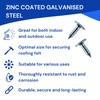 Galvanised Clout Nails 13mm (300pcs) 327 Grams Roofing Felt Tacks