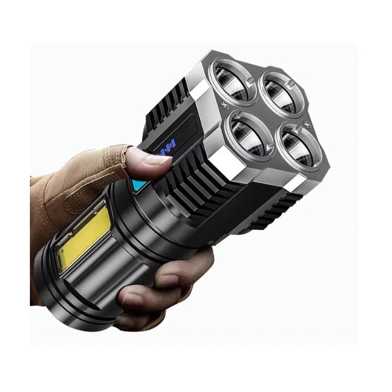 Voltstech Super Bright 4-LED Flashlights High Lumen, 1000LM Powerful Tactical