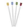 Final Touch Tiki Head Drink Stirrers, Set of 4 (FTA3052)