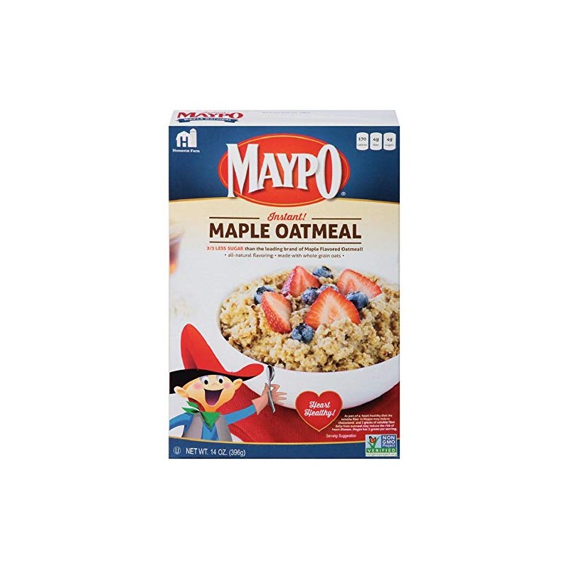 Maypo Oatmeal Inst Maple, 14 OZ (Pack of 6)