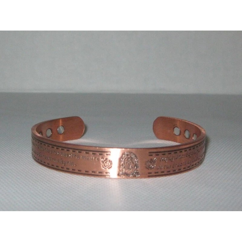 New Set of 2 Virgen De Guadalupe Magnetic 99% Copper