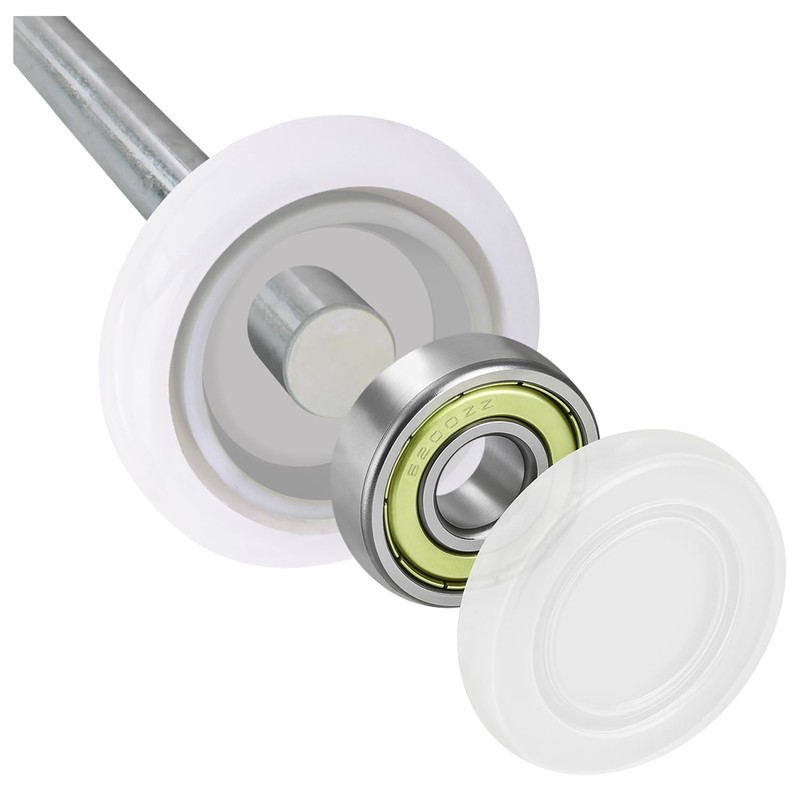 HardwareX supply 2" Nylon Sealed Garage Door Rollers, 6200ZZ High