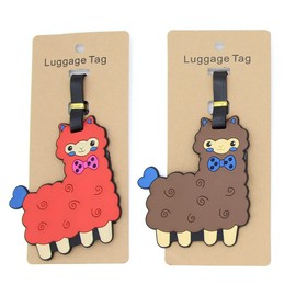 Sloth Luggage Tags for Suitcases 2-Pack Cute Silicone Luggage Tag with Name ID Card Funny Suitcase Label