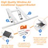Luxiv No Drill Air Conditioner Support Bracket, Heavy Duty Adjustable