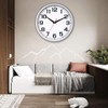 Rulart Wall Clock Battery Operated Bedroom - Modern Kitchen Small