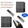 20 PCS 2-1/2" Replacement Blade for Craftsman Handi-Cut 37301 37251