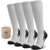 SONORAN 2 Pairs Compression Socks Women & Men 20-30 mmHg