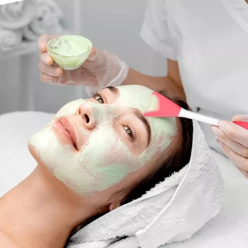 Veraly 4 Piezas Brocha Silicona Aplicar Mascarillas Skin Care Crema