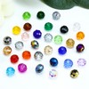 Dowarm 10MM Crystal Glass Beads for Jewelry Making, 100PCS Briolette