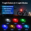 8PCS Wireless LED Strobe Lights with Remote Control,8 Colors Waterproof