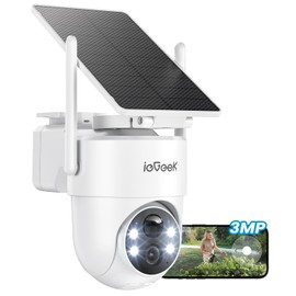 ieGeek 2K Wireless Outdoor WiFi Security Camera Solar Security Camera
