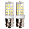 HQRP 2-Pack 110V E17 Dimmable LED Light Bulb Cool White