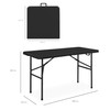 Best Choice Products 4ft Plastic Folding Table, Indoor Outdoor Heavy