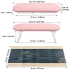 CGBE Nail Arm Rest, Soft PU Leather Hand Rest With