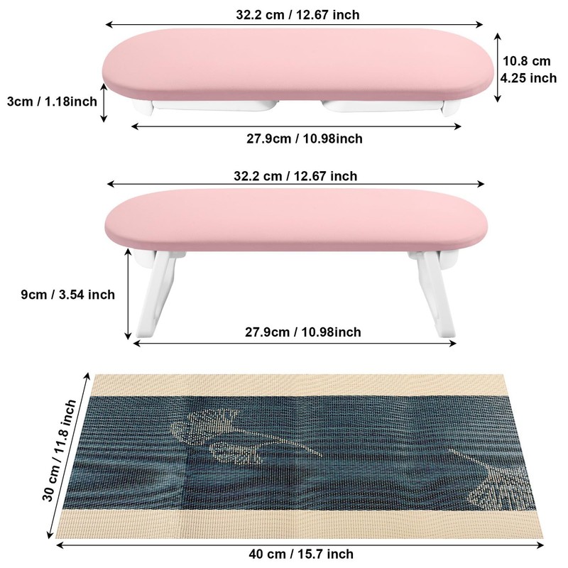 CGBE Nail Arm Rest, Soft PU Leather Hand Rest With