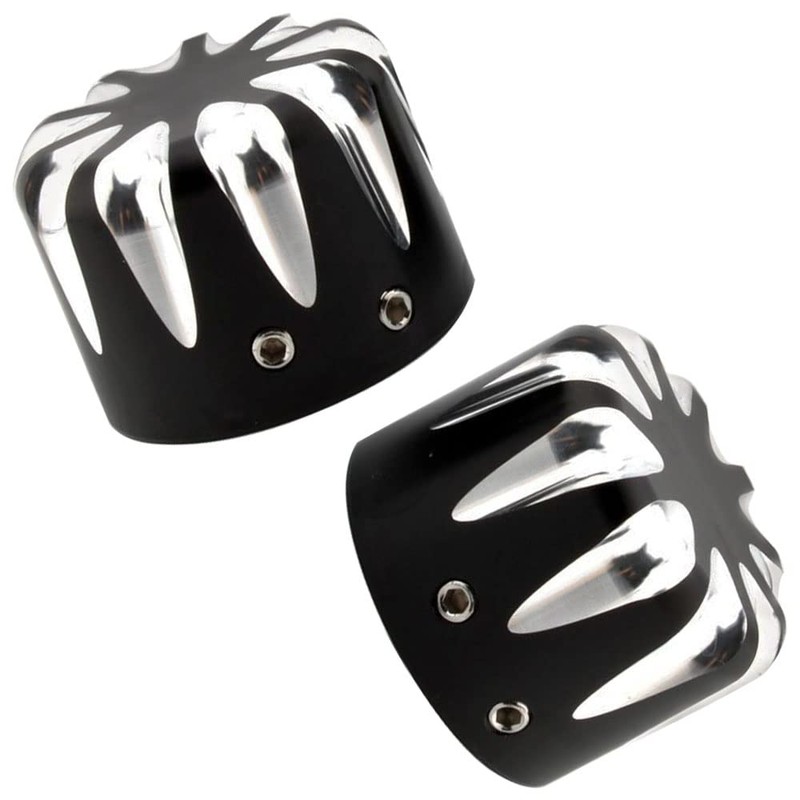 RAGBUSCLE Front Axle Nut Cover Axle Caps Set, Front Fork