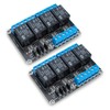 Innfeeltech 2pcs DC 5V Relay Module 4 Channel Relay with