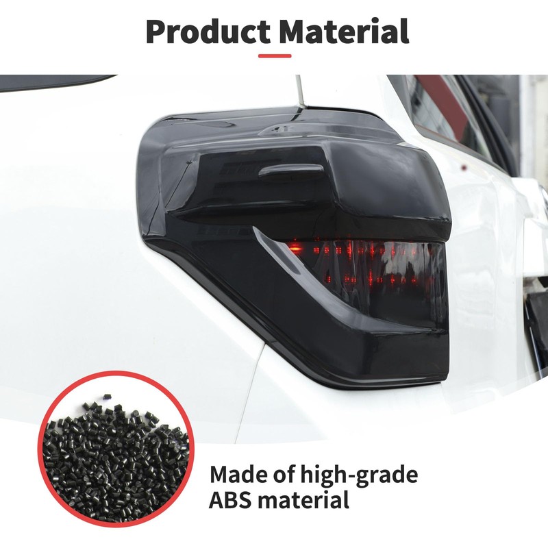 JWWY for 4Runner Tail Light Taillight Protection Cover Trim Compatible