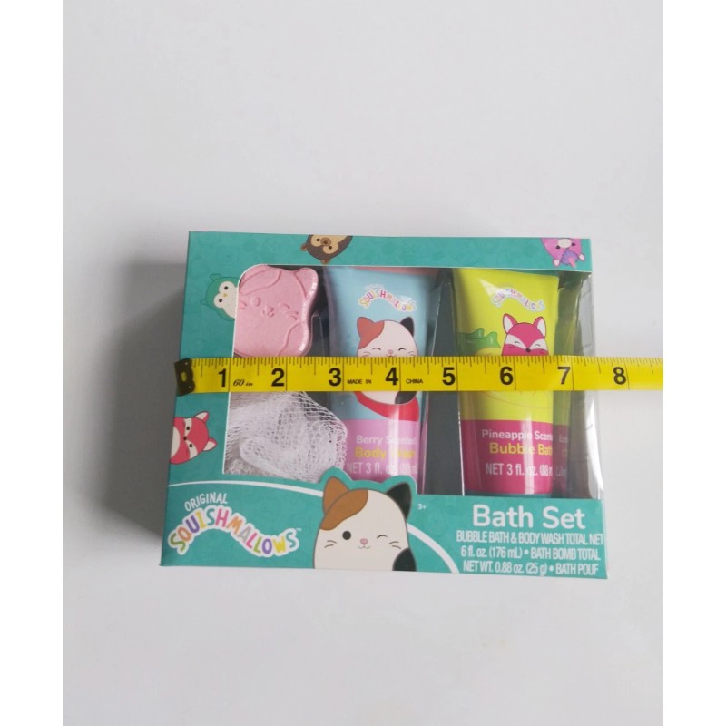 Squishmallow Bath Set 1 Bubble Bath 1 Body wash 1