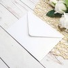 25 sobres blancos perla A7 de 5.3 x 7.7 pulgadas,