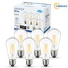 ANWIO Vintage Edison LED Lights ST58/ST19 LED Filament Lights Bulb,