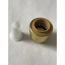 Pro Line 1/2" Sharkbite Style PUSH FIT Plug End Cap Lead Free Brass