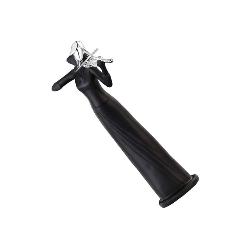 Musical Instrument Player Figurine Resin Musical Modern Sculpture Collectible Abstract