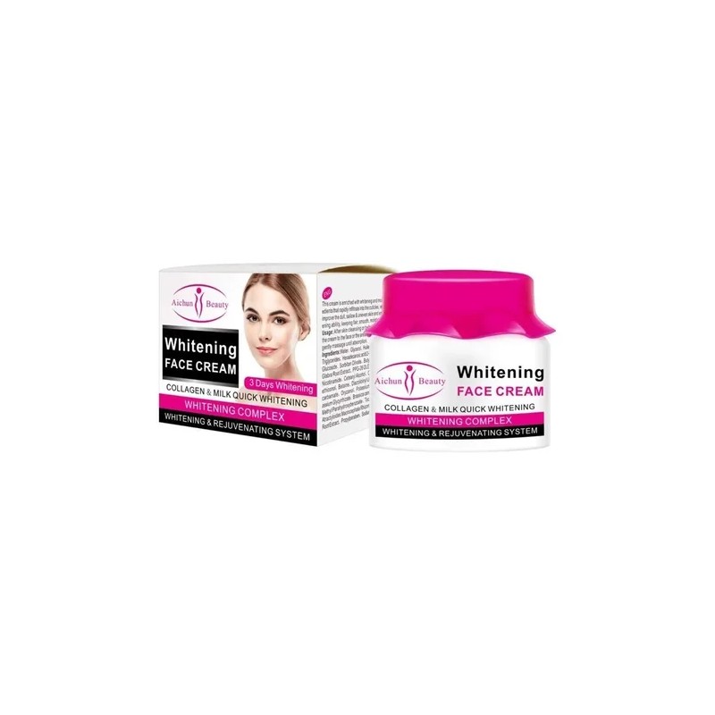 Aichun crema facial aclarante con niacinamida, elimina manchas oscuras