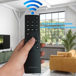 Replacement Remote Control Compatible for Toshiba TV 2160P 4K LED TV 50L711U18 55L711U18 55L421U 55L711M18 55L621U 65L621U Smart LED TV HDTV