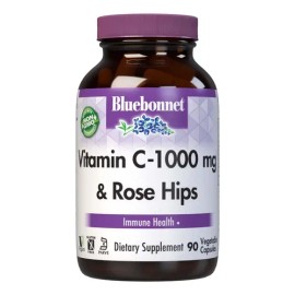 Bluebonnet Vitamina C 1000 Mg Con Rosa Mosqueta 90 Cápsulas                                                                                           