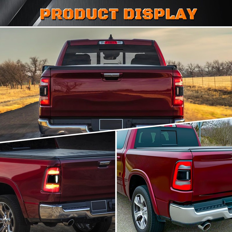 FICOLPO LED Tail Lights for Ram 1500 - Tail Lights