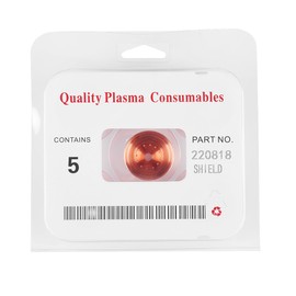 5pcs Plasma Shield Cup Cap for MAX65/85/105 Cutting Torch Consumables 220818