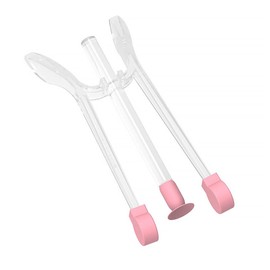 Portable for Contact Lens Remover Soft Tips Reusable Scoop Insertion Tool with Storage Case Applicator Assist Stick Beauty, Pink